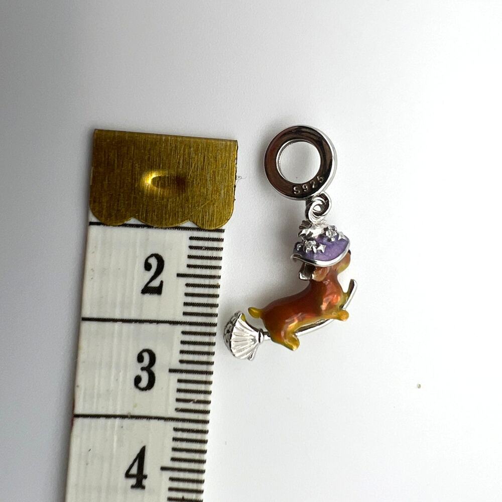 NEW Halloween Witch Dachshund Charm for European Bracelet - Picture 4 of 4
